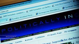 Monitorbild einer Website